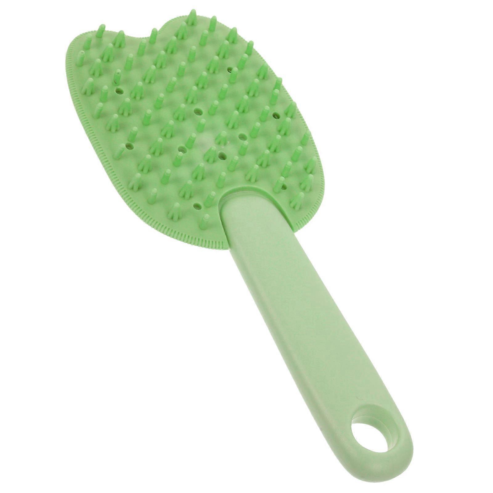 Cat Shedding Brush Multi-Function Pet Grooming Tool Ergonomic Handle For Travel 1Pcs