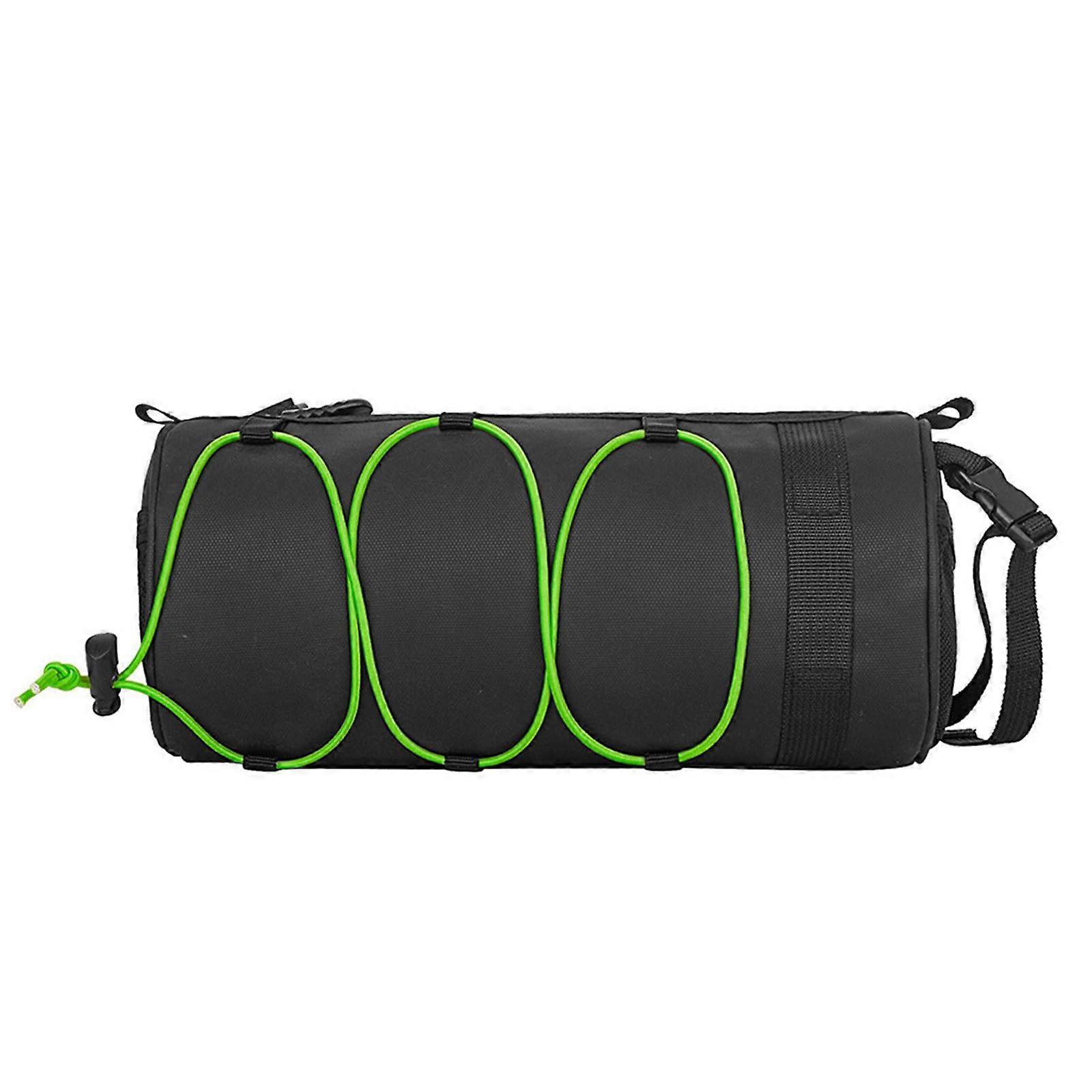 Waterproof Top Tube Bag for Mountain Bikes, Bicycle Frame Storage, Handlebar Compatible, Durable Material, Black Color