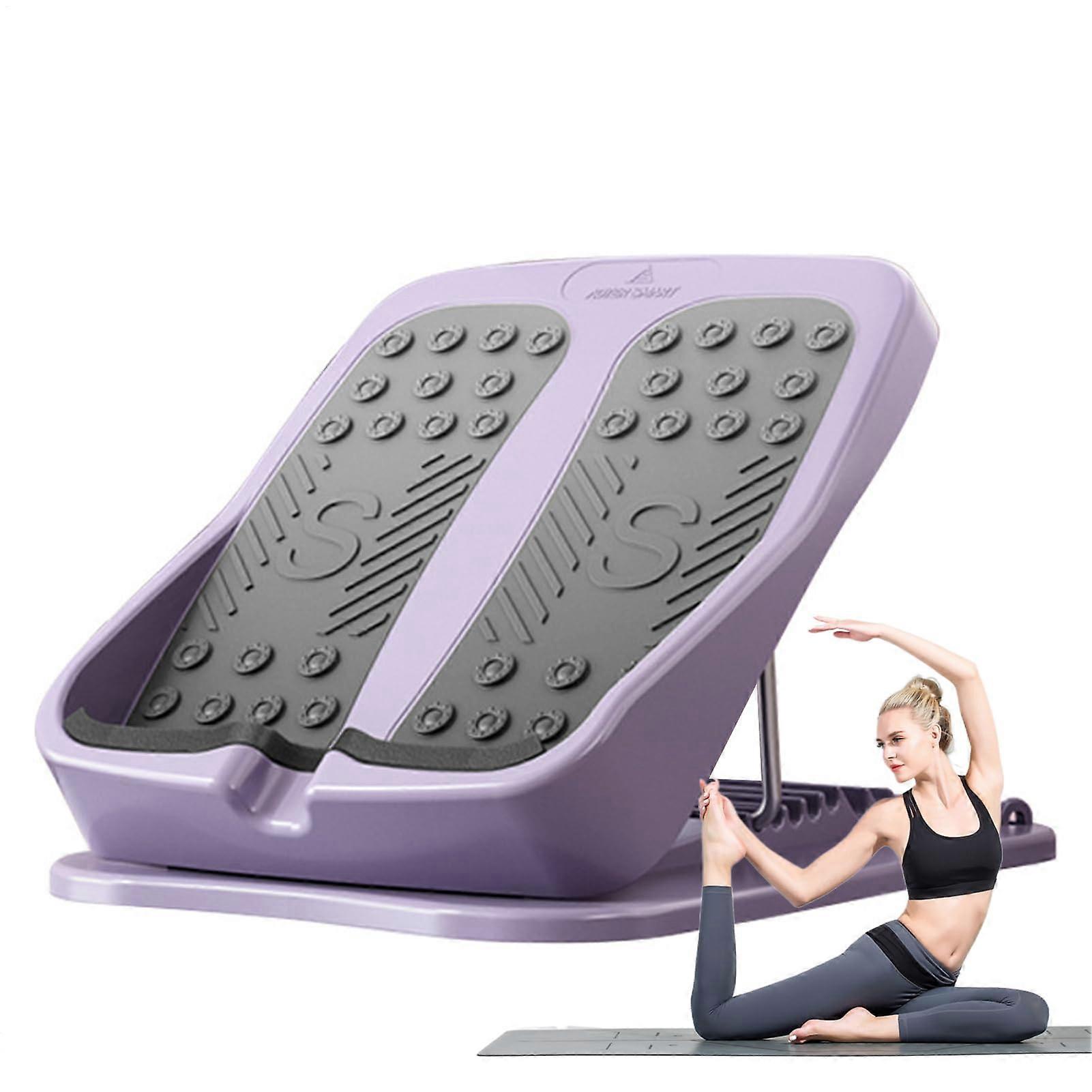 Calf Stretch Board, Adjustable Incline Slant Board, Calf Track, Purple