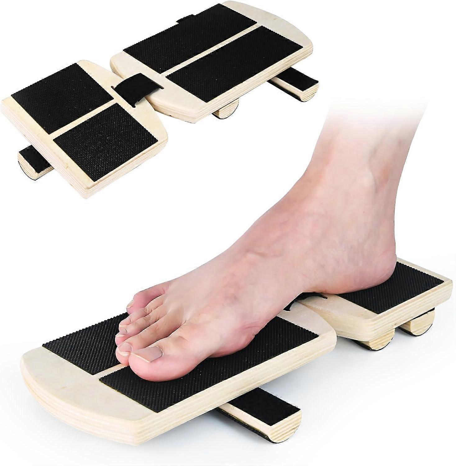 Wooden Foot Strengthener, Trainer, Ankle Training Board for Stability Exercises, Balance Training