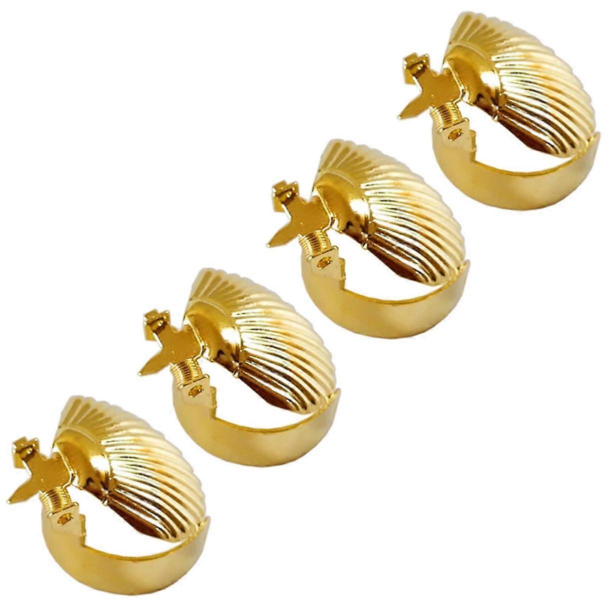 Candle Snuffer 4-Piece Metal Wick Extinguisher Set Automatic For Household Use Safe And Easy To Use