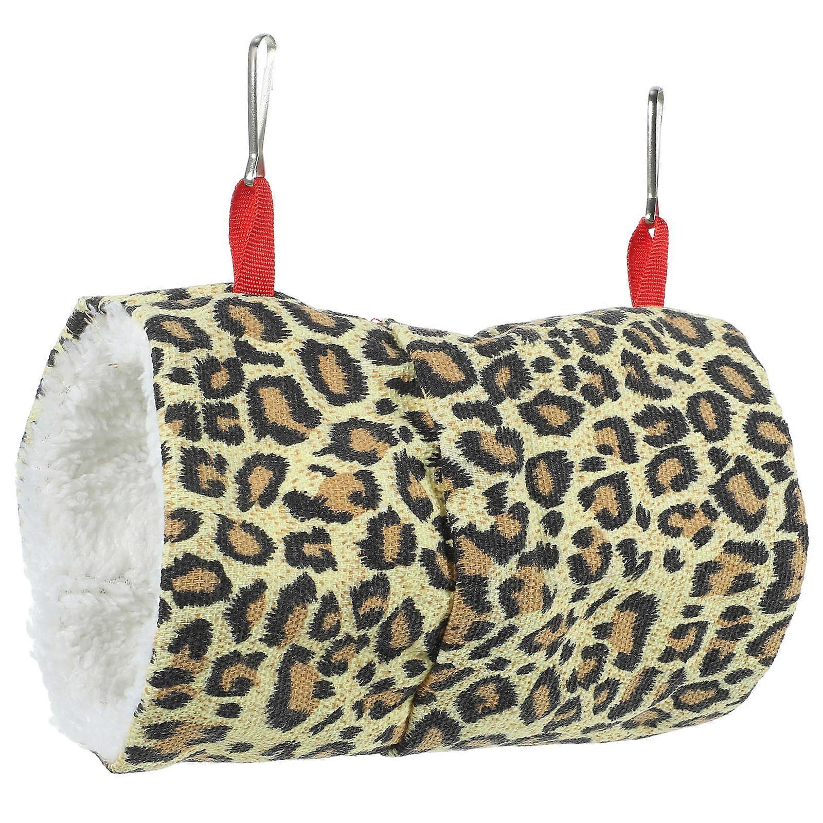 Hamster Tunnel Hammock Ferret Hammock Comfortable Hamster Nest Pet Cylinder Tunnel Toy Indoor Use Cage Environment 1Set