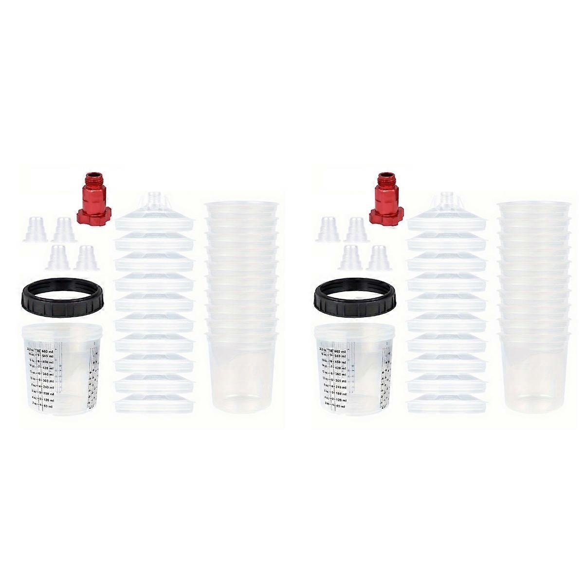 600ml Disposable Paint Cup with Connector 16X1.5MM External