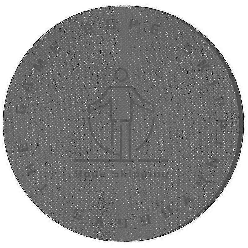 Jump Rope Mat for Absorbing Shock with Rope Protection and Stability