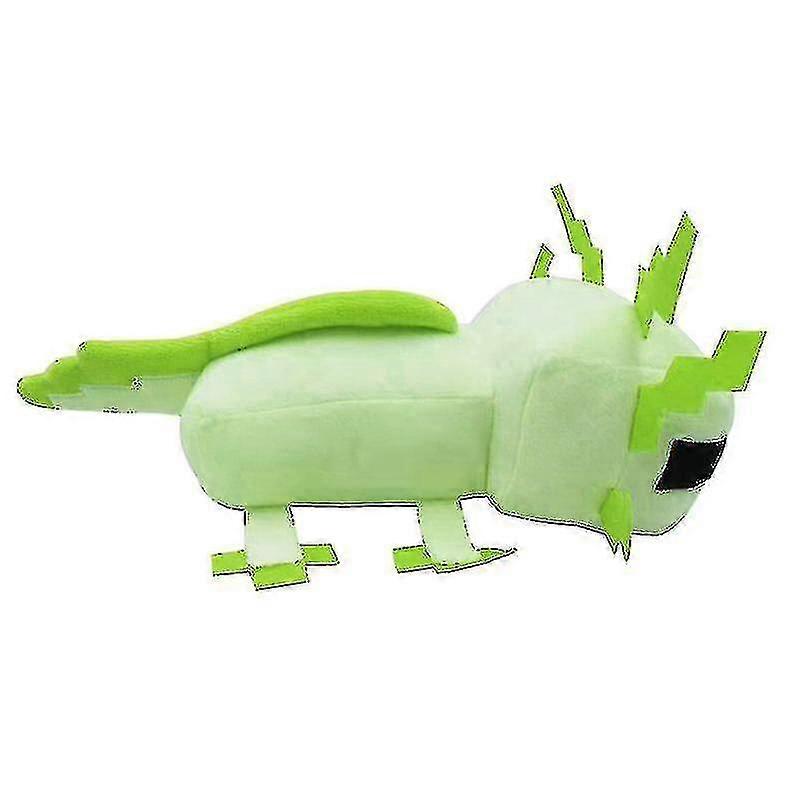 30cm Minecraft Axolotl Plush Toy Green Minecraft Plush Toy Figure Collection
