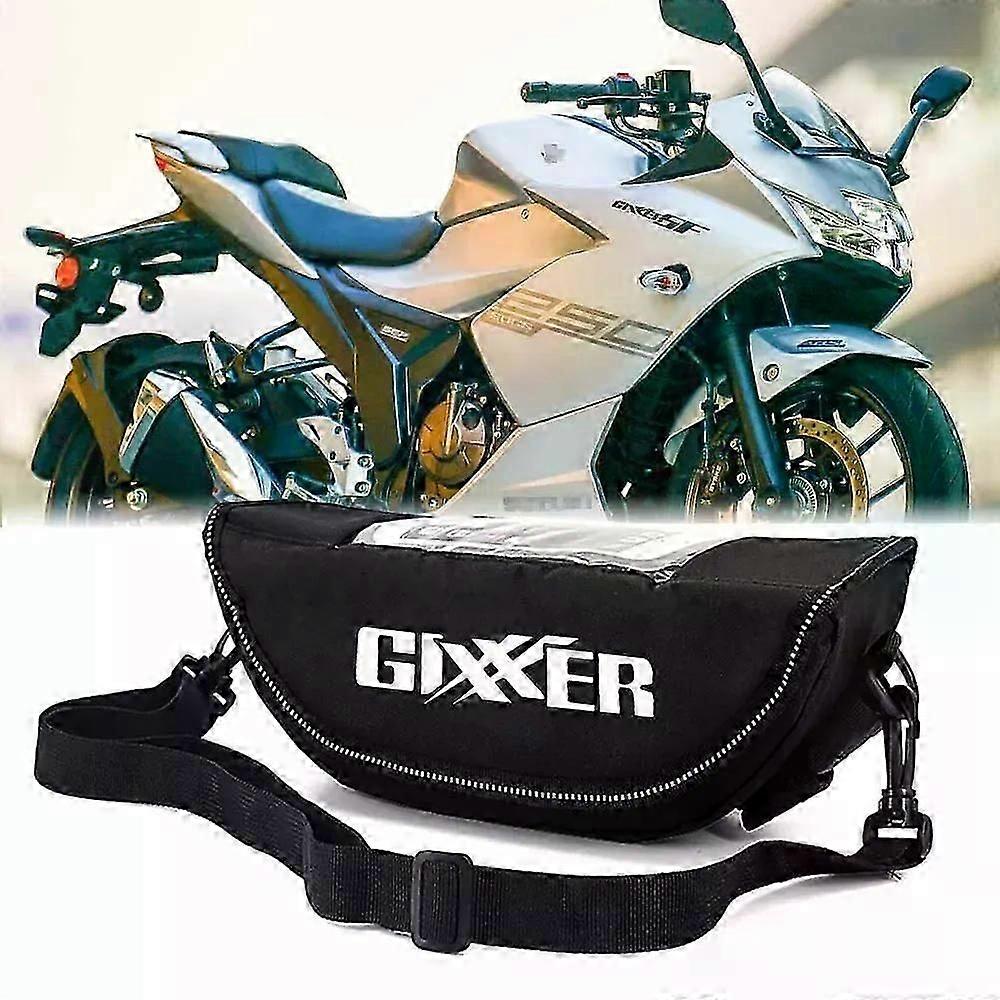 حقيبة ملاحة حقيبة مقود للدراجات النارية مناسبة GIXXER150 GIXXER 250SF 250 GIXXER155 150SF حقيبة مقود مقاومة للغبار ومقاومة للماء
