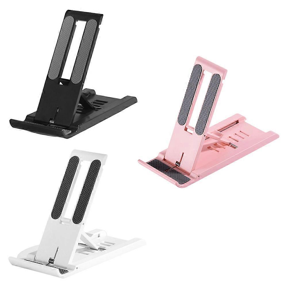 Foldable Mobile Phone Stand White Home Office Use 3Pcs