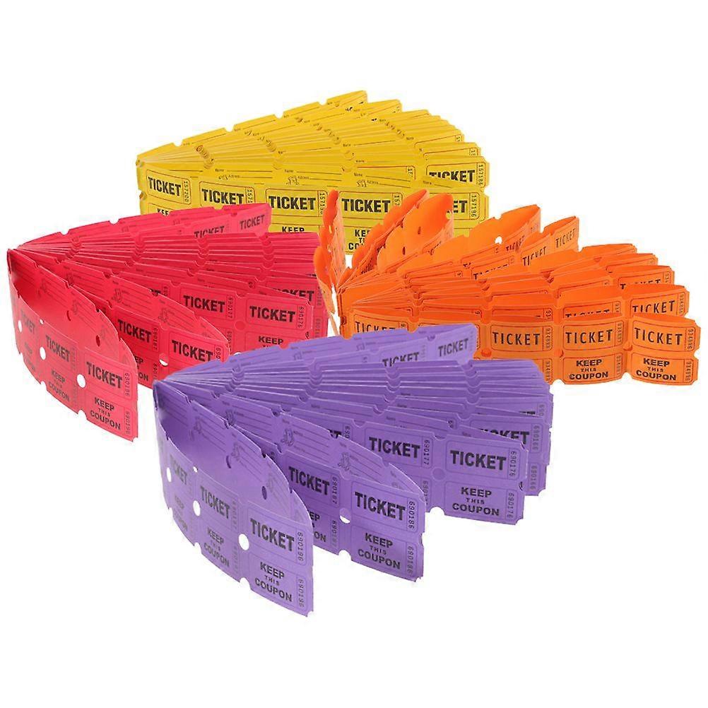 400Pcs Raffle Tickets Universal Ticket Labels Universal Ticket Events Tickets Universal Tickets