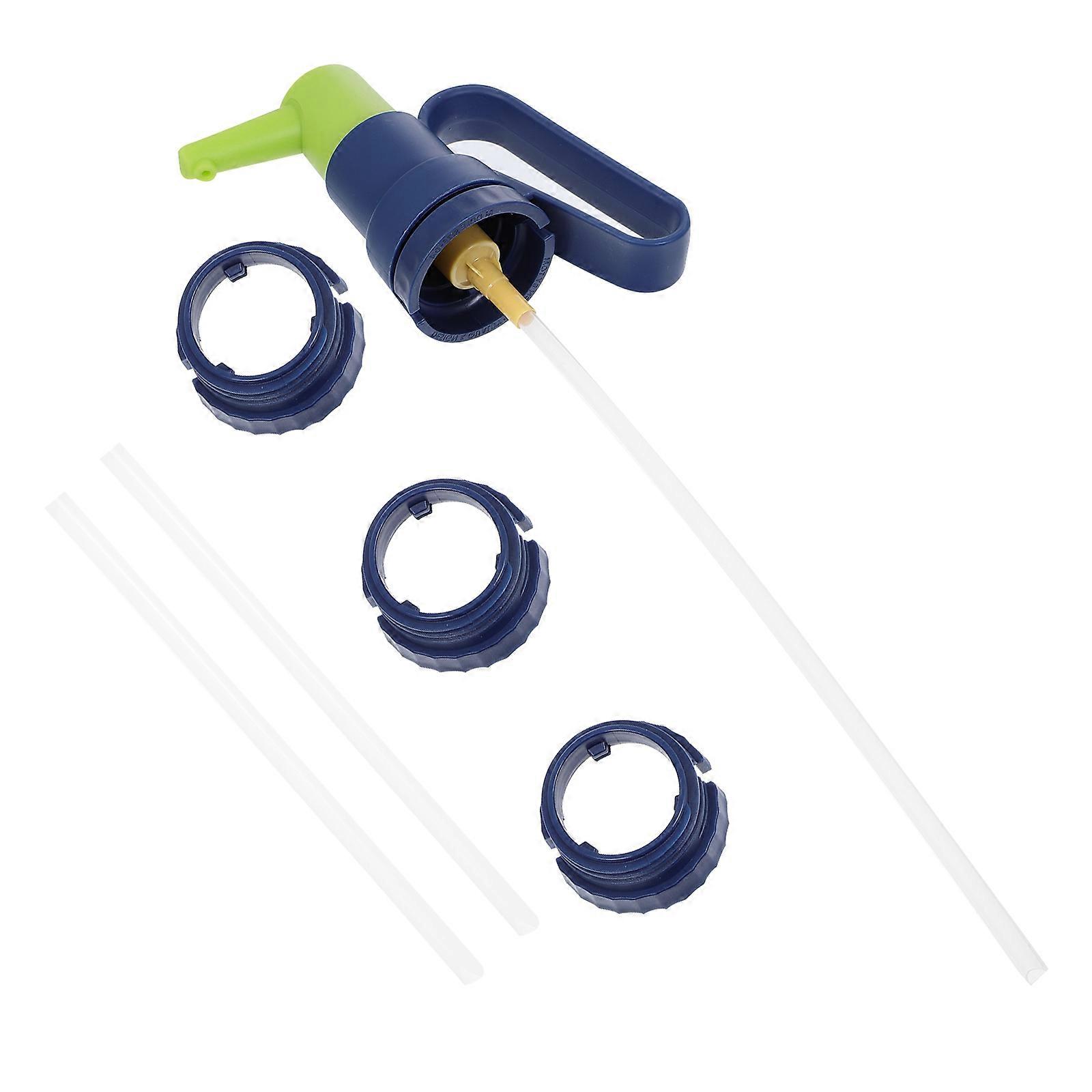 Replaceable Bottle Pump Multi-Function Pump Dispenser Sealed For Homeowners Blue 34.00X8.50X5.00Cm 1 Set