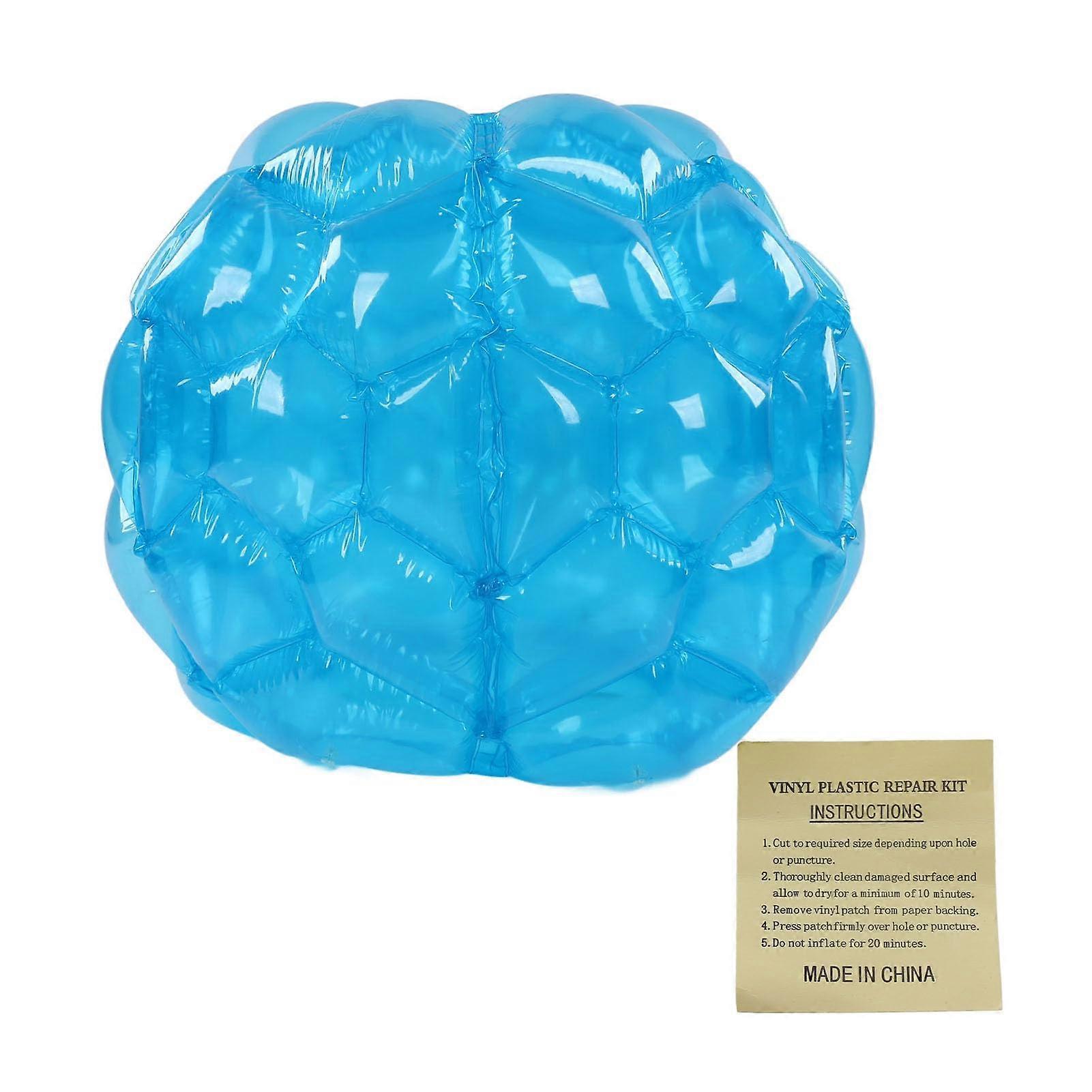 90 cm Inflatable Body Bubble Ball, Durable Outdoor Team Play Toy for Picnics, BBQ BLUE