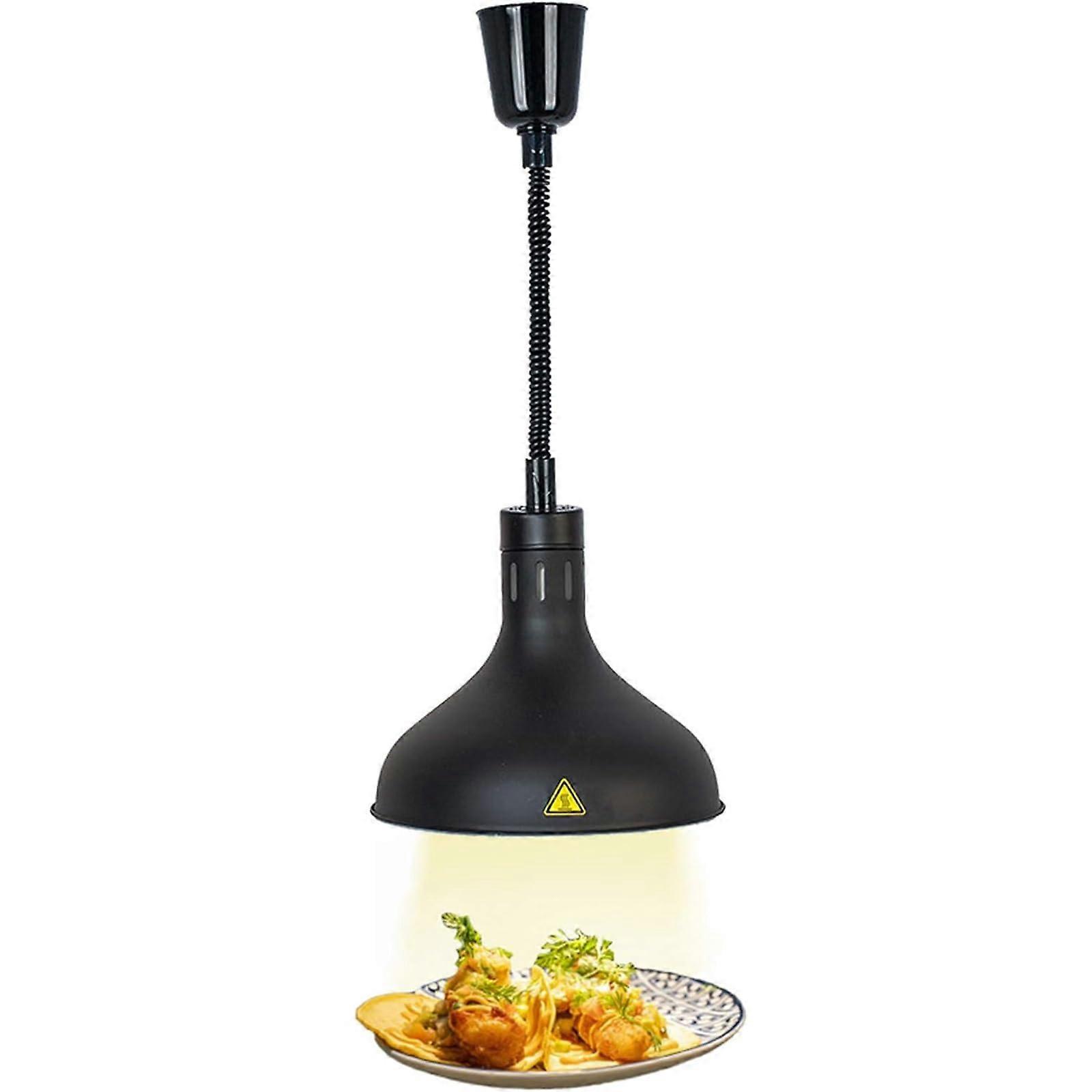 Food Warmer Lamp Hanging Retractable Adjustable Chandelier-Style For Restaurants Buffet Display Warmer Model C