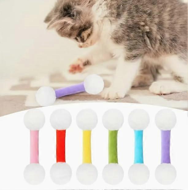 Giant QTip Cat Toy, Qtip Cat Toy, QTip with Catnip for Cat Lovers, Gift (3 Pieces, Mixed Colors) 3 different colours