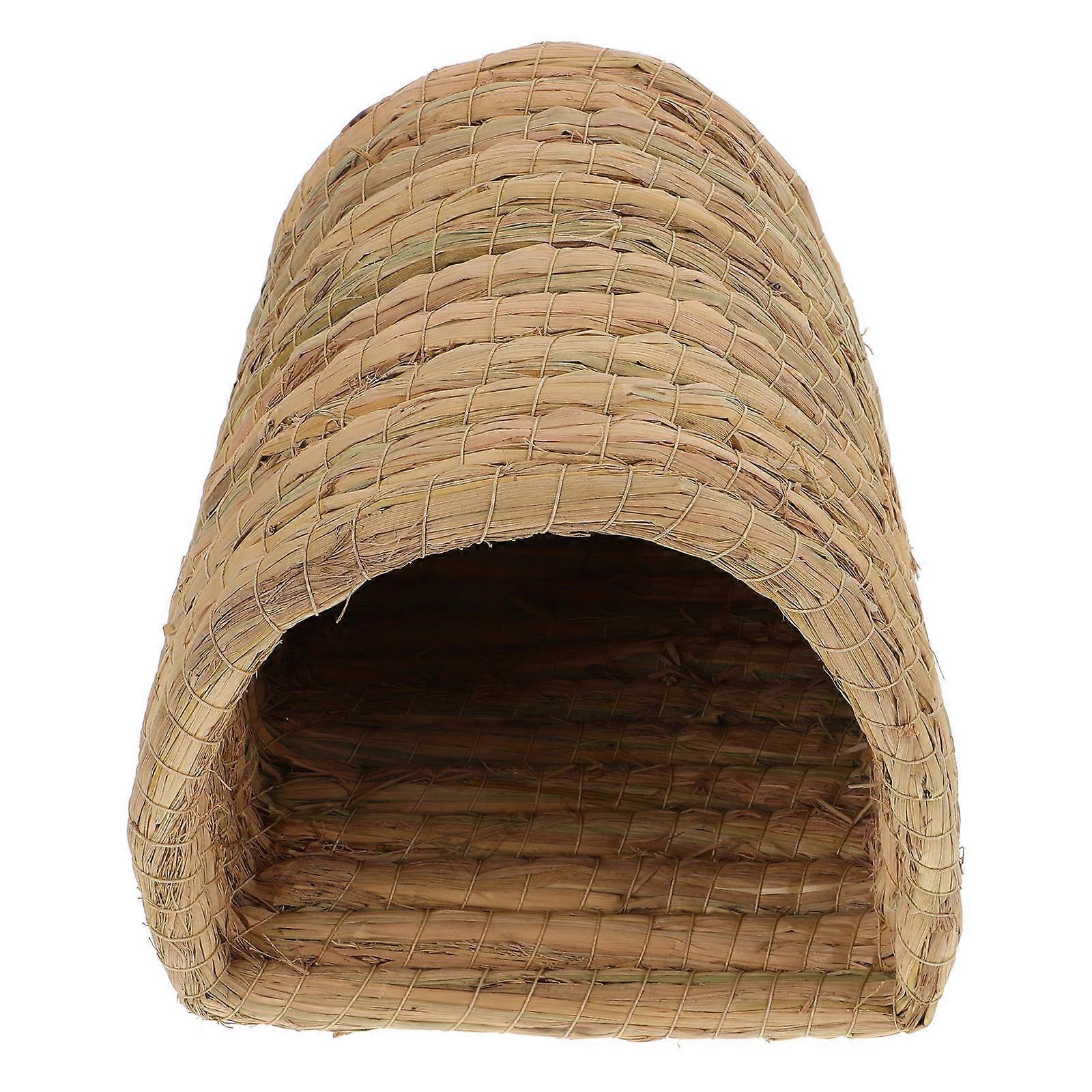 Chicken Nesting Hamster Hideout Straw Material For Egg Laying And Resting Chickens And Hamsters 19.00X18.50X17.00CM 1Pack