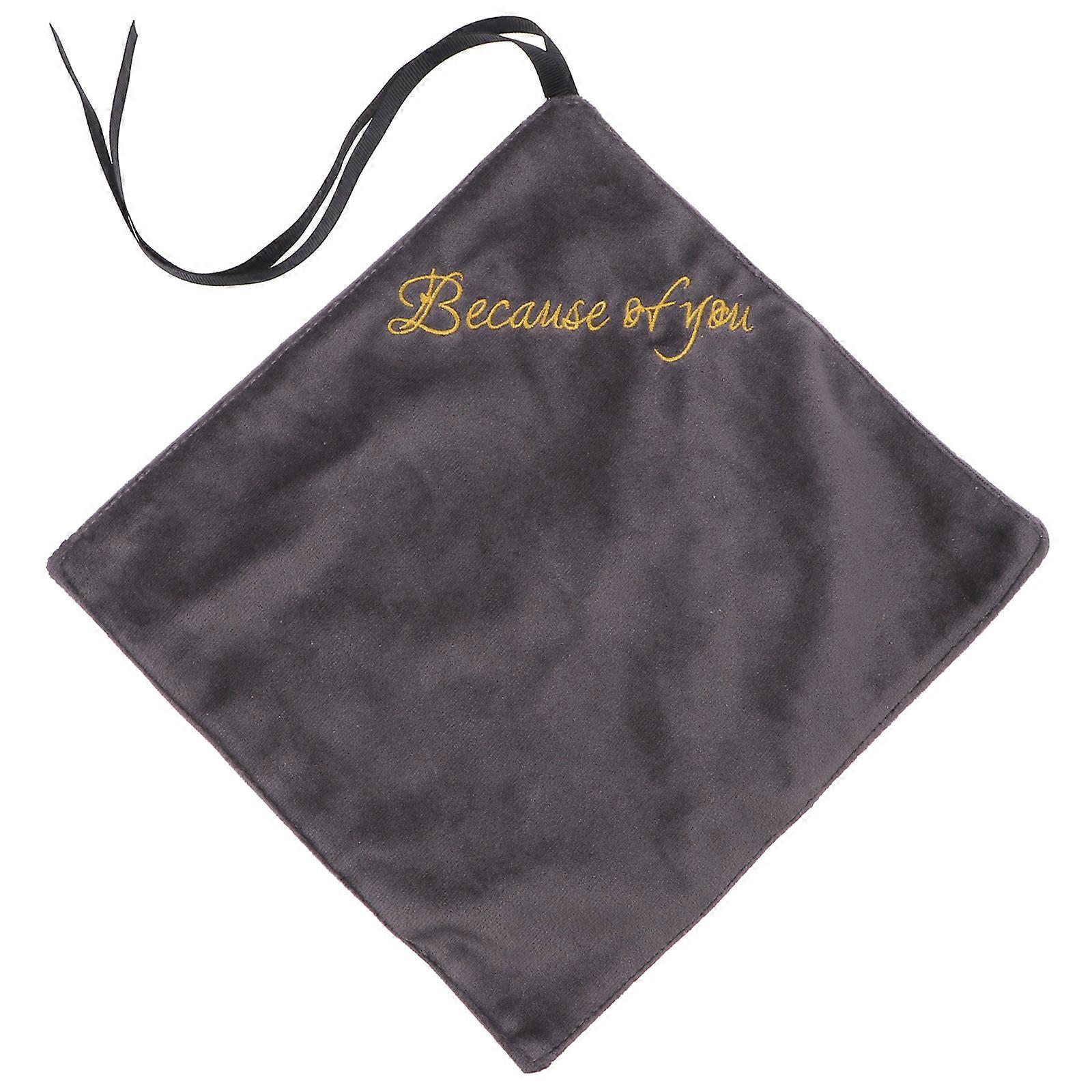 Multifunctional Deep Grey Bag with Spoon & Chopstick Organizer for Camping, BBQ, Picnics – Compact Storage Pouch for Utensils & Cosmetics