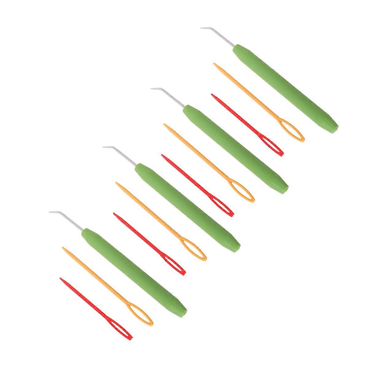 Crochet Hooks and Hook Ergonomic Grip Weaving Tool for Experienced Crocheters Multi-Purpose 12Pack