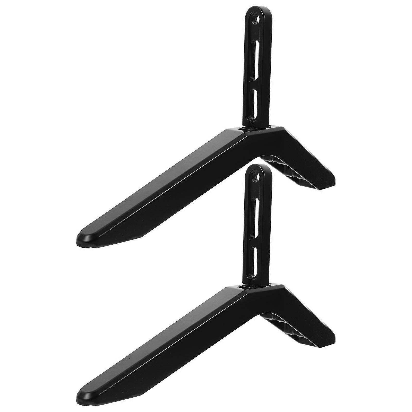 2pcs TV Stand with Height Adjustment, Easy Installation, No Drilling Required, Compatible with TVs for Living Room and Office Use