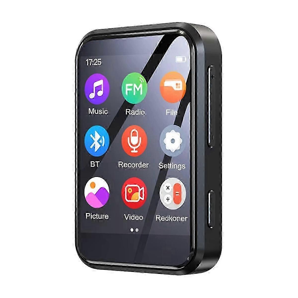Portable MP3 Player Bluetooth 5.4 HiFi Music Player MP3 Touch Screen Speaker Recorder Camera Video Playback