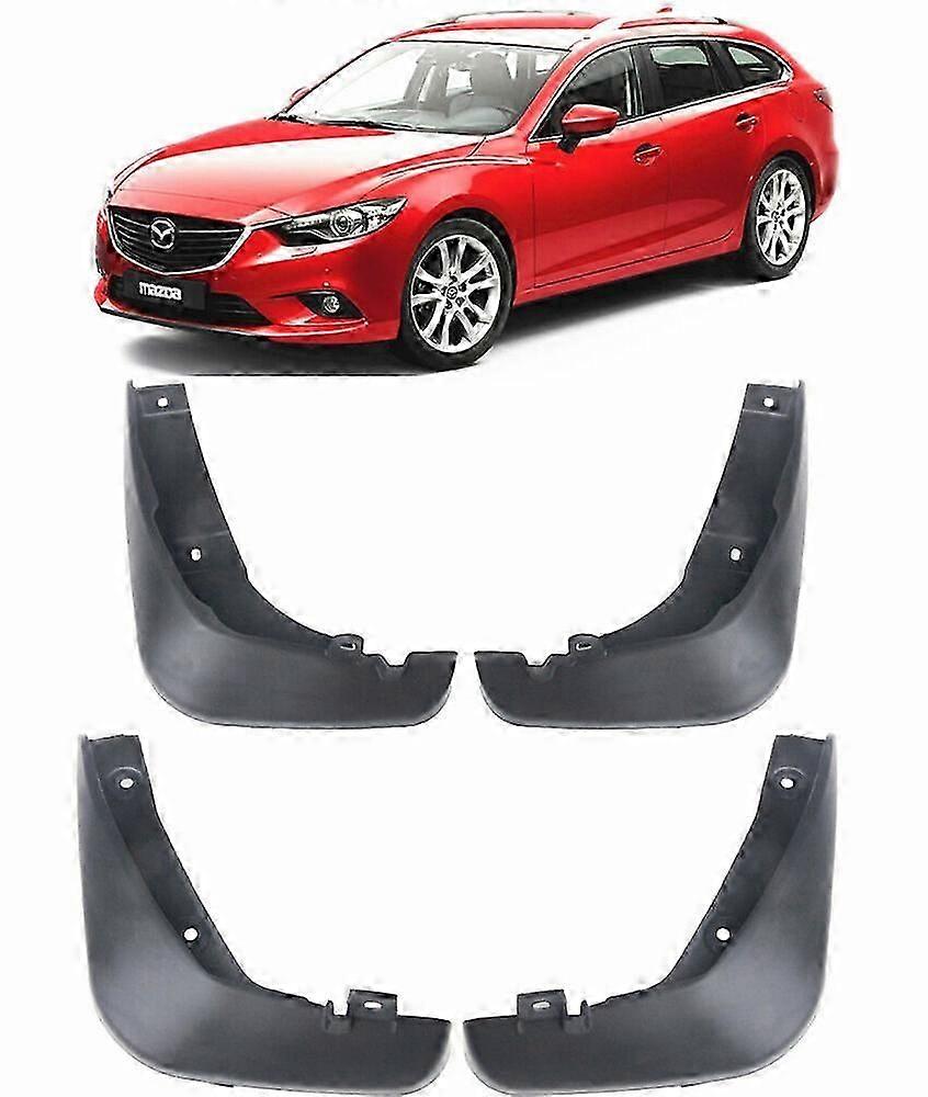 Applies To Set Splash Mud Flaps For 2013-2024 Mazda 6 Estate Tourer