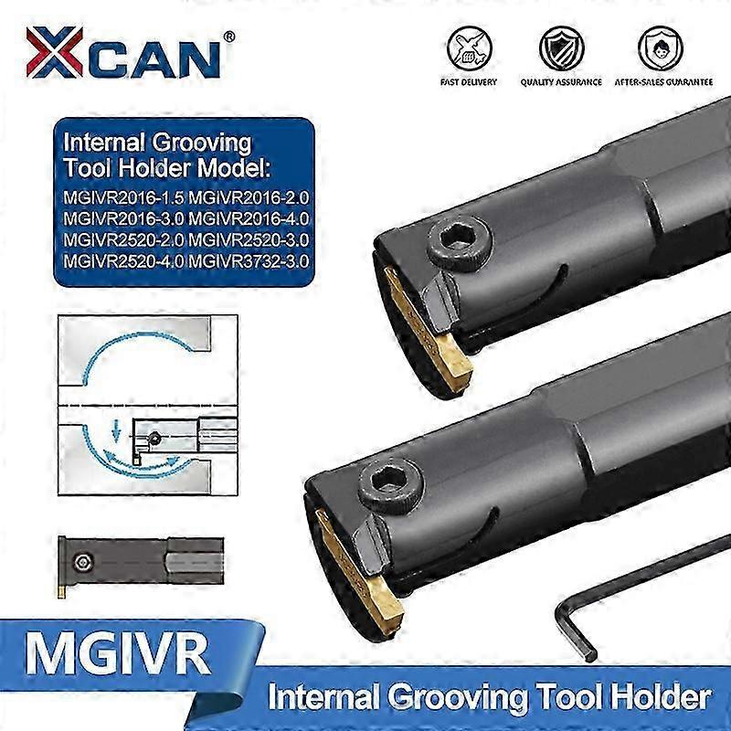 ​Xcan MGIVR Series Internal Grooving Lathe Bar 2016/2520/3732 CNC Tool Holder For Boring Operations​