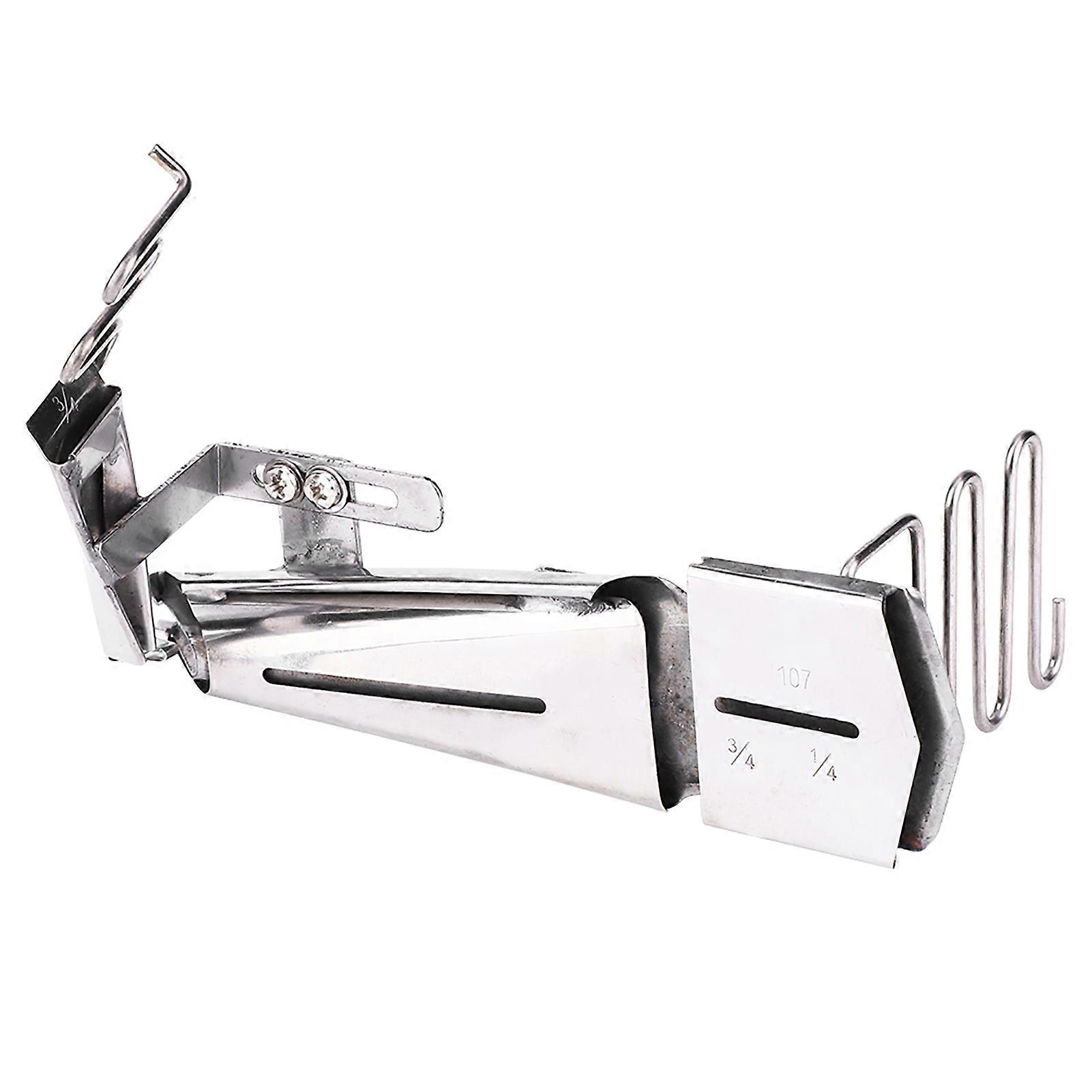 Sewing Machine Right Angle Folder Adjustable Binder for 2/3 Needle Cover Stitch Sewing Machine