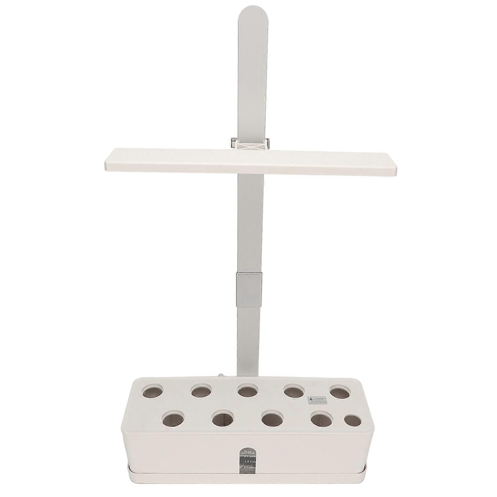 Hydroponics Growing System 2.5L Water Cycle Faster Growth Dimmable Light Indoor Herb Garden for Household 100‑240V US Plug 100‑240V 