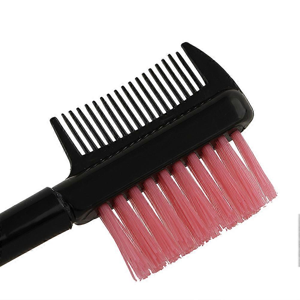 Makeup Brush Applicator Eyebrow Comb Separator Brow Shaping Tools Plastic Angled Brush 1Set