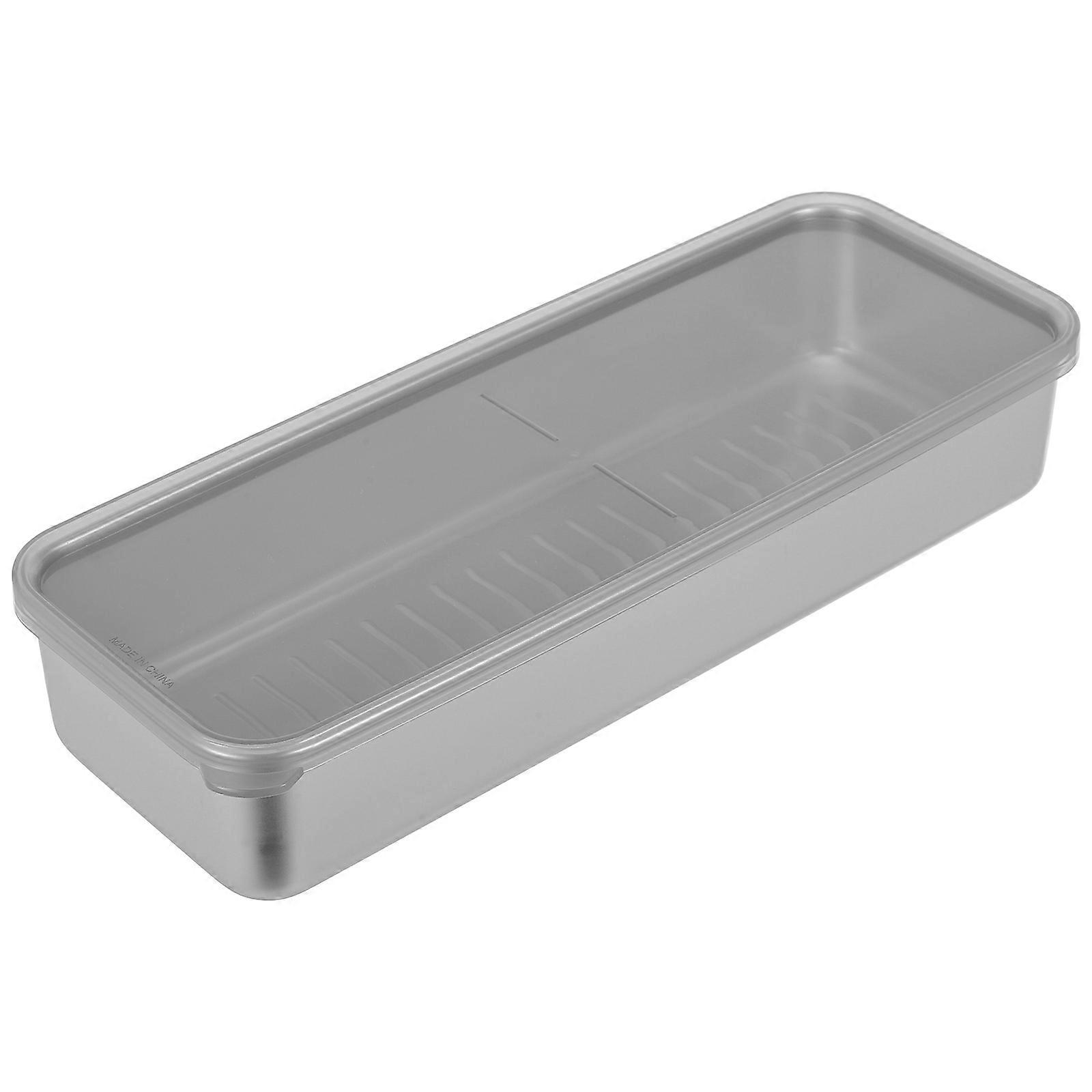 The **Stainless Steel Food Container Bacon Keeper Box with Transparent Lid** is a practical and stylish solution for storing cooked bacon and other