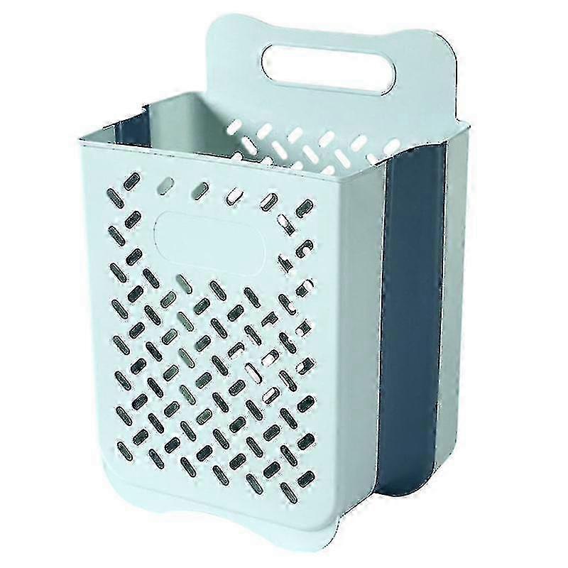 1pcs Foldable Clothes Storage Basket Wall-mounted