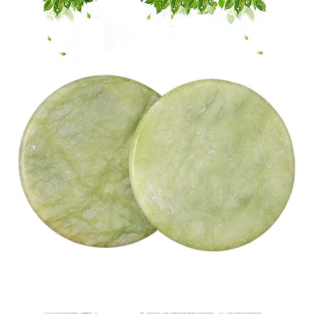 Glue Stone For Lash Extension Natural Jade Gasket Smooth Surface Individuals 5x5x0.5cm 10Set