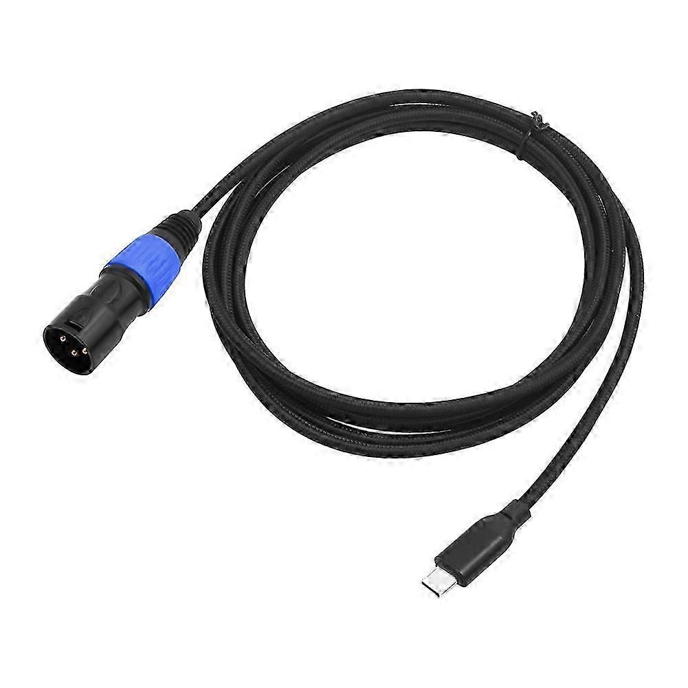 USB-C to XLR 3Pin TYPE-C Male Cable for Mixing Console Amplifier Audio Speakers Mobile Laptops Phone-JC