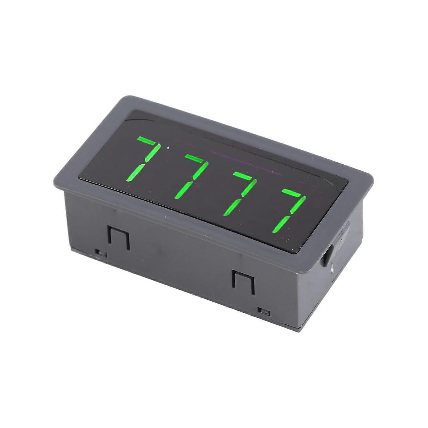 Green LED Engine Tachometer Rpm Speed Measuring Instrument + NPN Hall Proximity Sensor Switch(12.00*10.00*3.00)