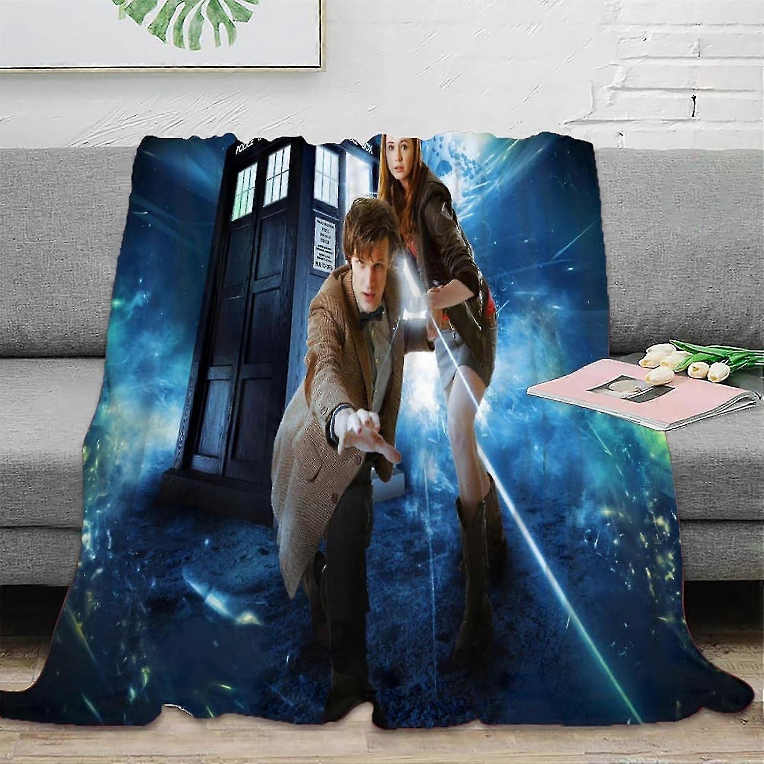 3D Fleece Throw Blanket for Kids and Adults - Soft Plush Flannel Blanket for Autumn & Winter