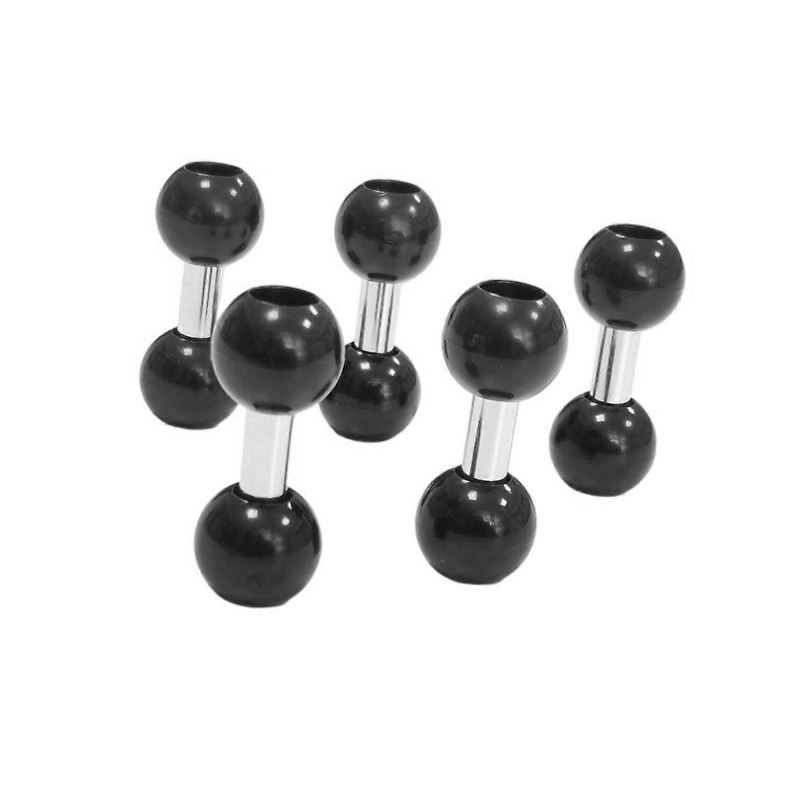 Strong 17mm Double Ball Joint Mobile Holders Secure Grip Full Rotation for Action Cameras & Smartphone Tripods Mounts Multicolor