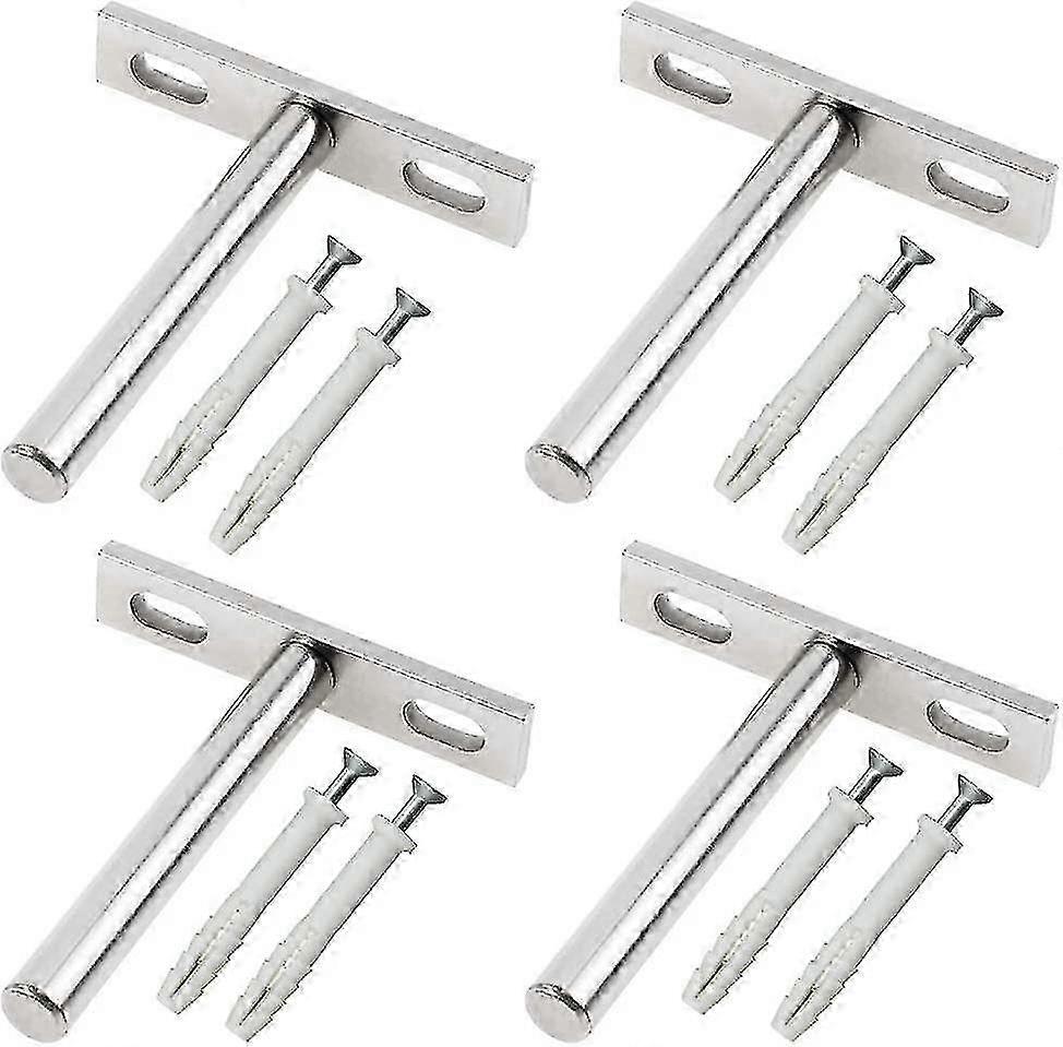 79mm Floating Shelf Metal Brackets Wooden Hidden Wall Bracket Brackets 4pcs.