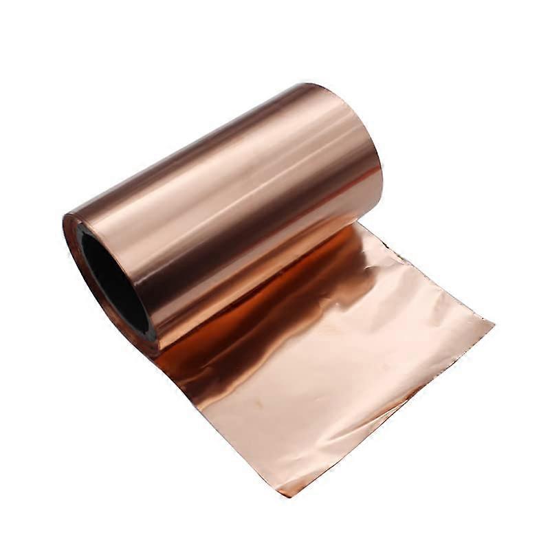 1m x 200mm Copper Foil Spacers 0.01mm to 0.8mm Thick for Electrical Insulation and DIY Projects