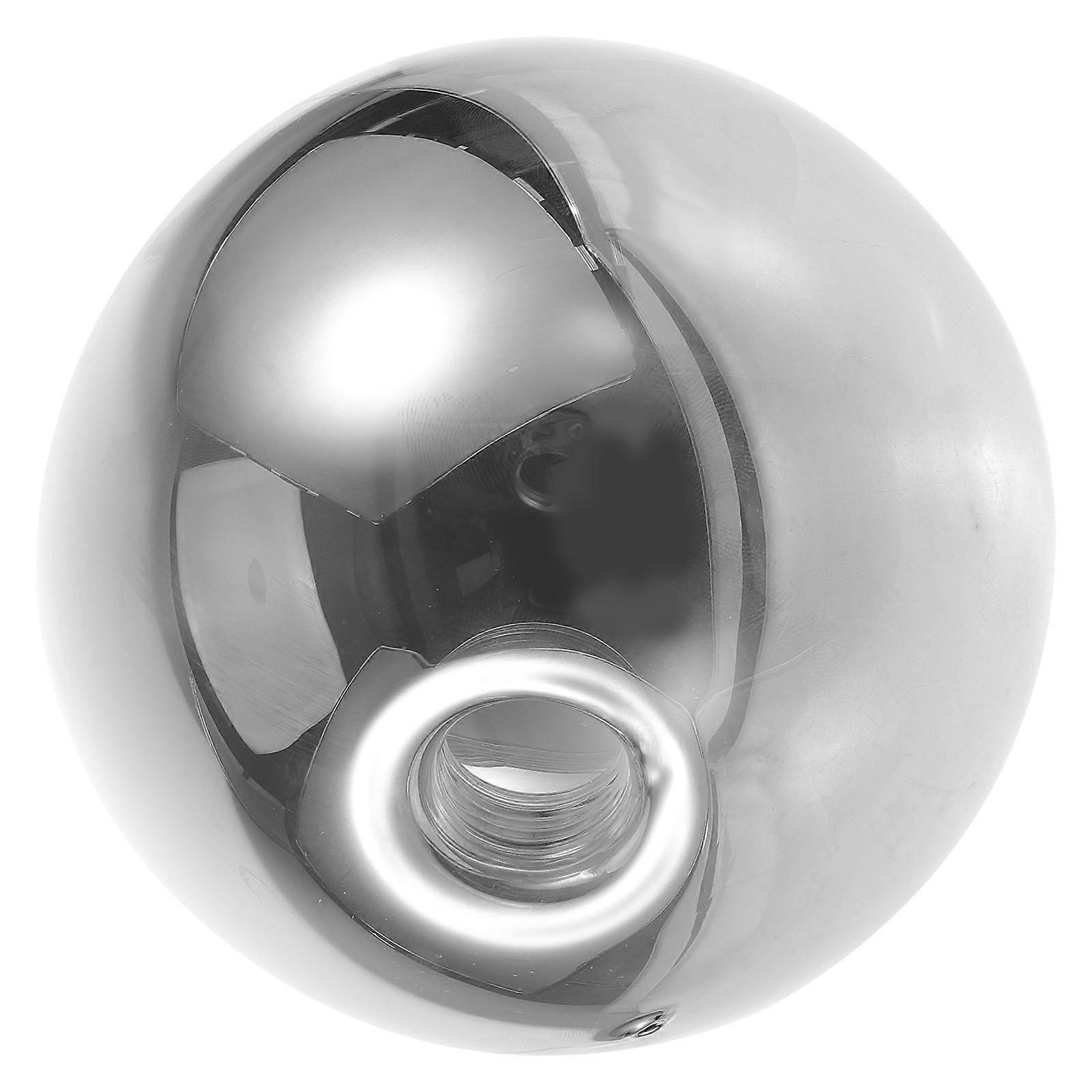 Glass Globe Lamp Shade Replacement   Smoky Grey Chandelier Cover for Ceiling Lights, Elegant Transparent Design, Durable Glass Material
