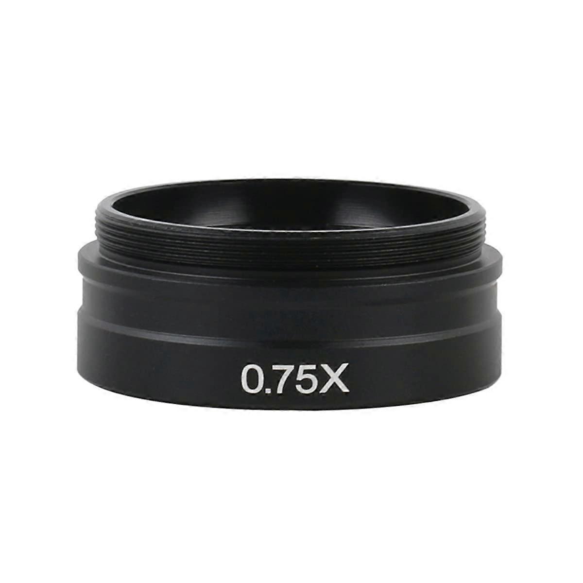 Microscope accessories 0.3x 0.35x 0.5x 0.75x 1x 2.0x glass lens microscope camera durable and reliable performance (0.75X)