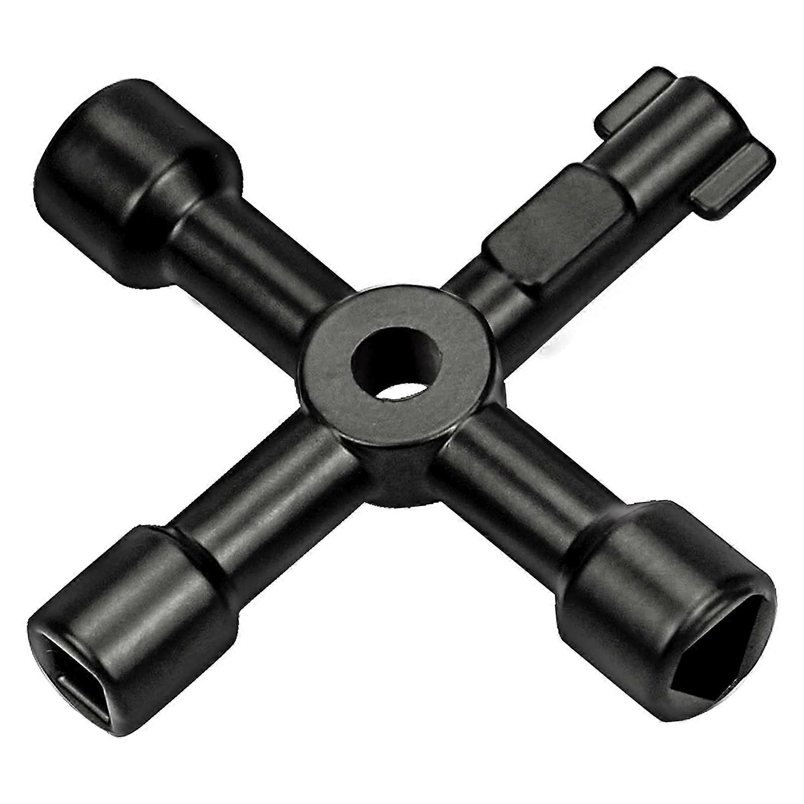 4-Way Key, Triangle and Water Keys, Multifunctional Utilities Key for Control Cabinets, Windows, Barrier Systems