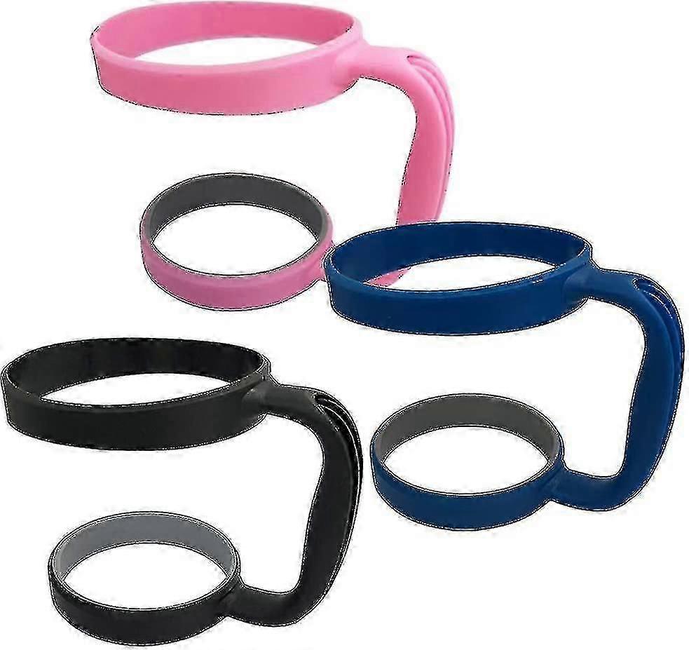 3 pack of 30 ounce drum handles, mug handles, or cup holders to be replaced in black, pink, or blue