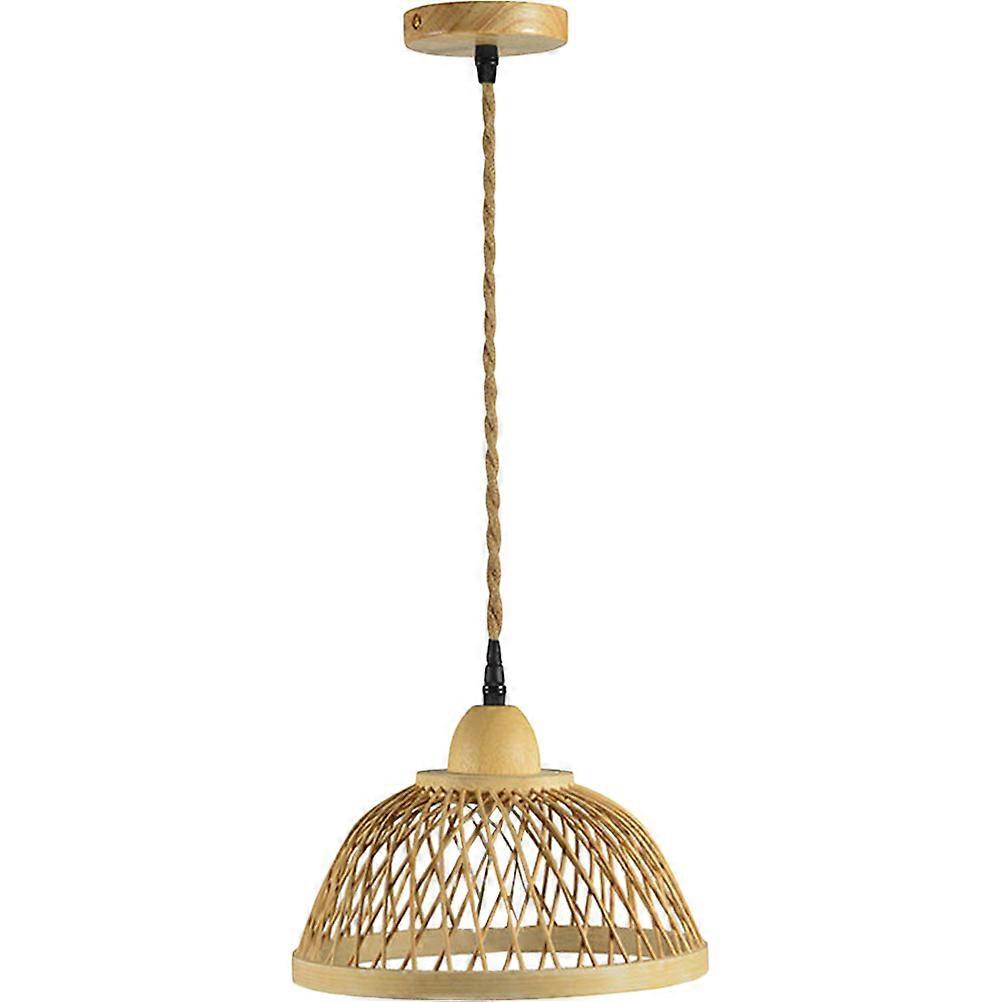 Retro Ceiling Lights Square Shape Nordic Retro Design Wooden Base E27 Socket Compatibility 1Set