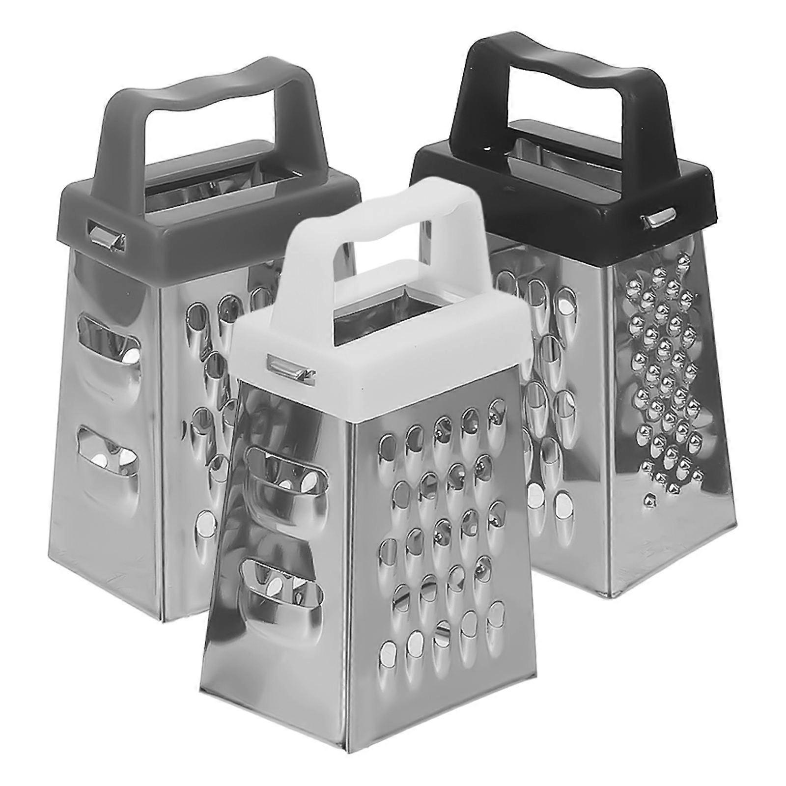 Stainless Steel Mini Cheese with Four Sides for Safe and Easy Vegetable Slicing at Home Use Assorted Color