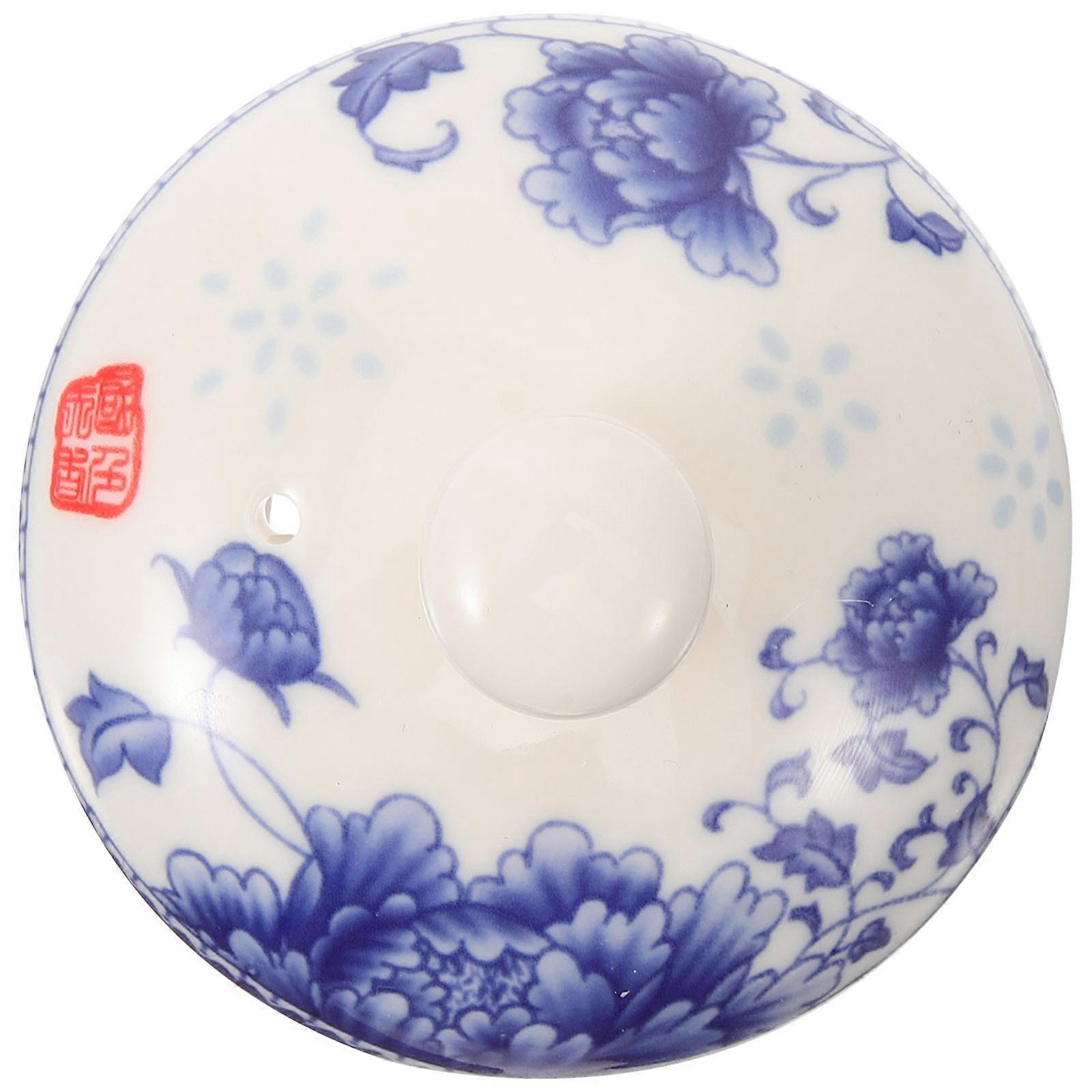 Tea Kettle Lid Ceramic Replacement Keep Tea Gathering 7.50x7.50x4.50cm 1Set