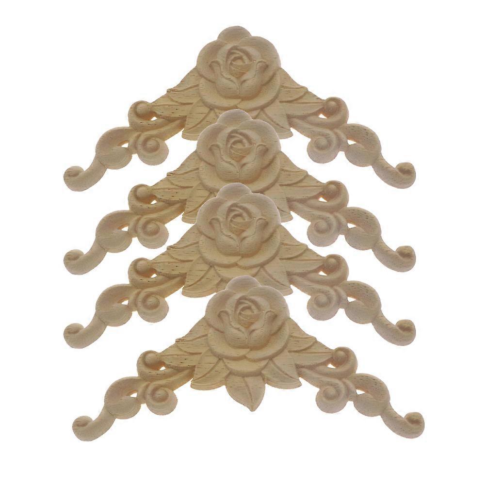 装飾用の金色のプラスチック彫刻オンレイアップリケ、スプレーペイント、壁キャビネットへの取り付けが簡単