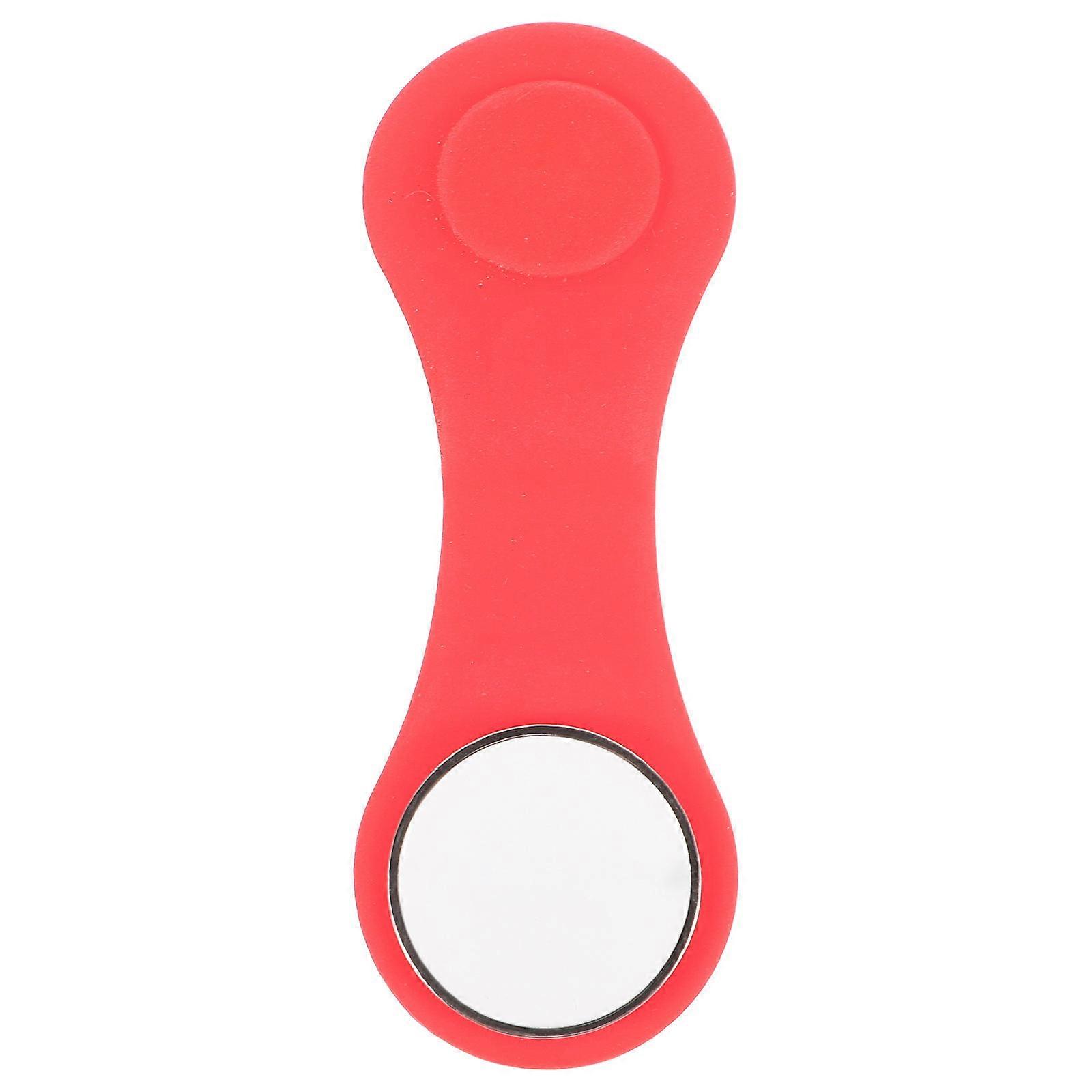 Convenient Golf Marker Portable Ball Marker Magnetic Attachment Red Silicone 1Pcs