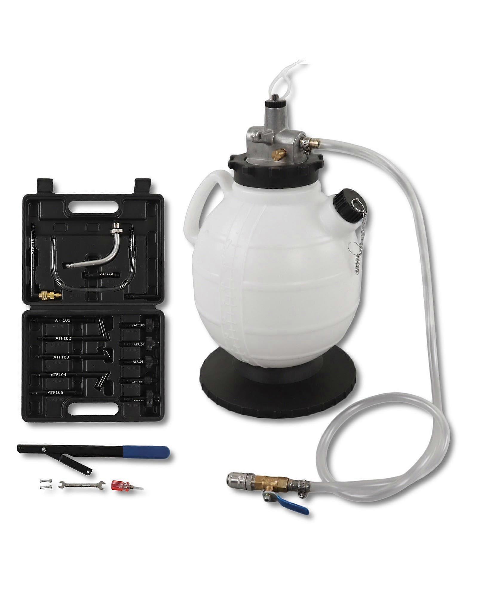 Gear Oil Filling Device with ATF Adapter 1 Liter, Durable with Viewing Tank and Screw Valve for Vehicle Oil Change and Fluid Transfer