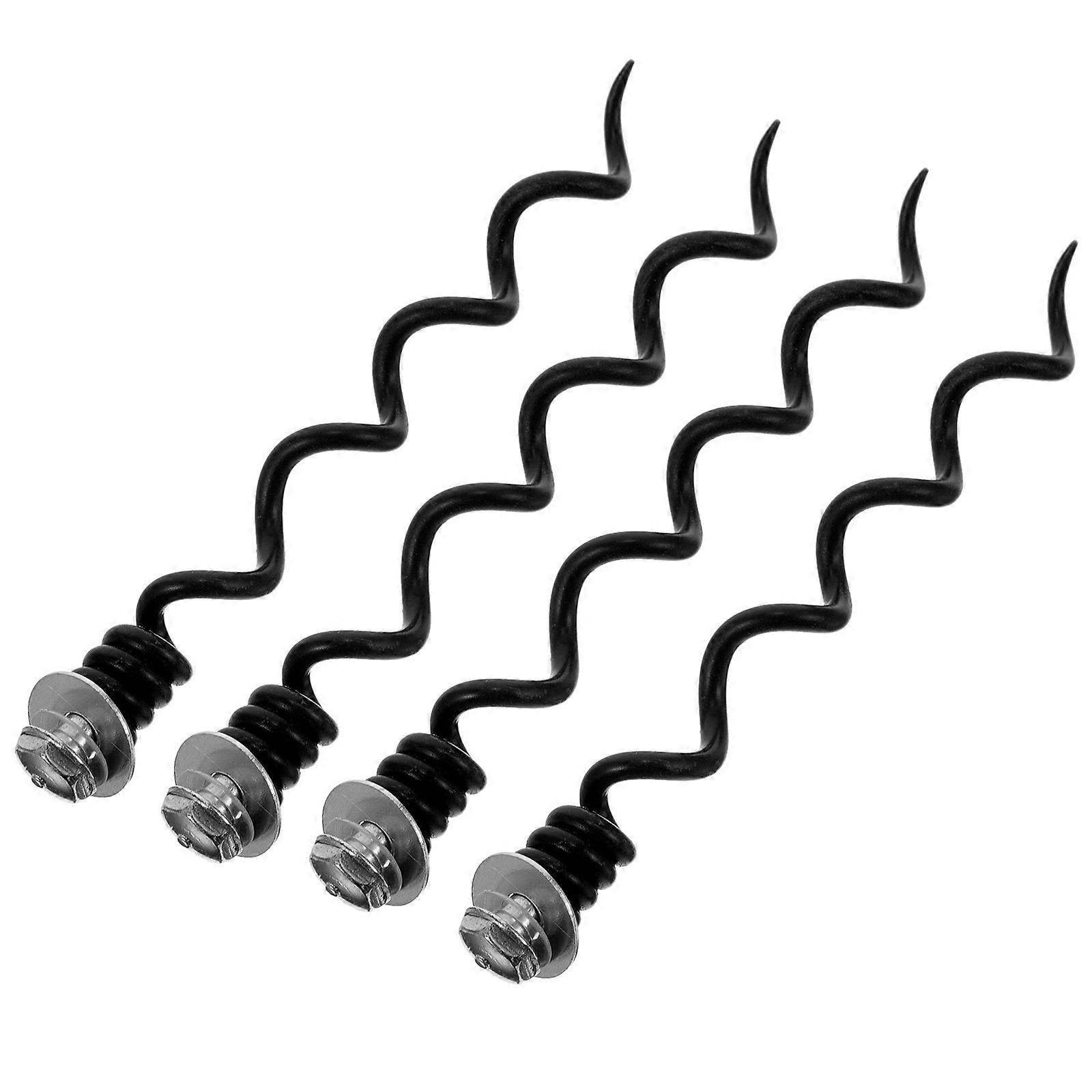 Metal Corkscrew Spiral Bit Replacement Accessory For Home Precision Design 4Pcs