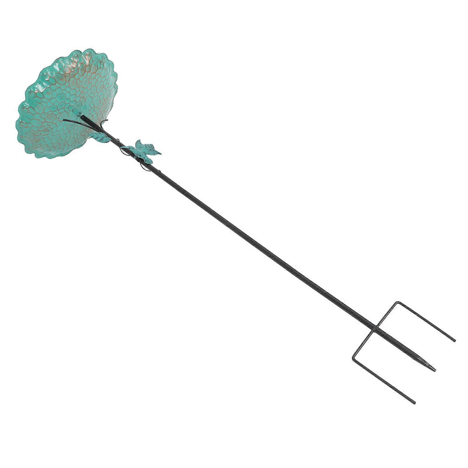 Skyblue Bath and Feeder for Outdoors with Durable Construction and Stake for Easy Installation 10.5 inches