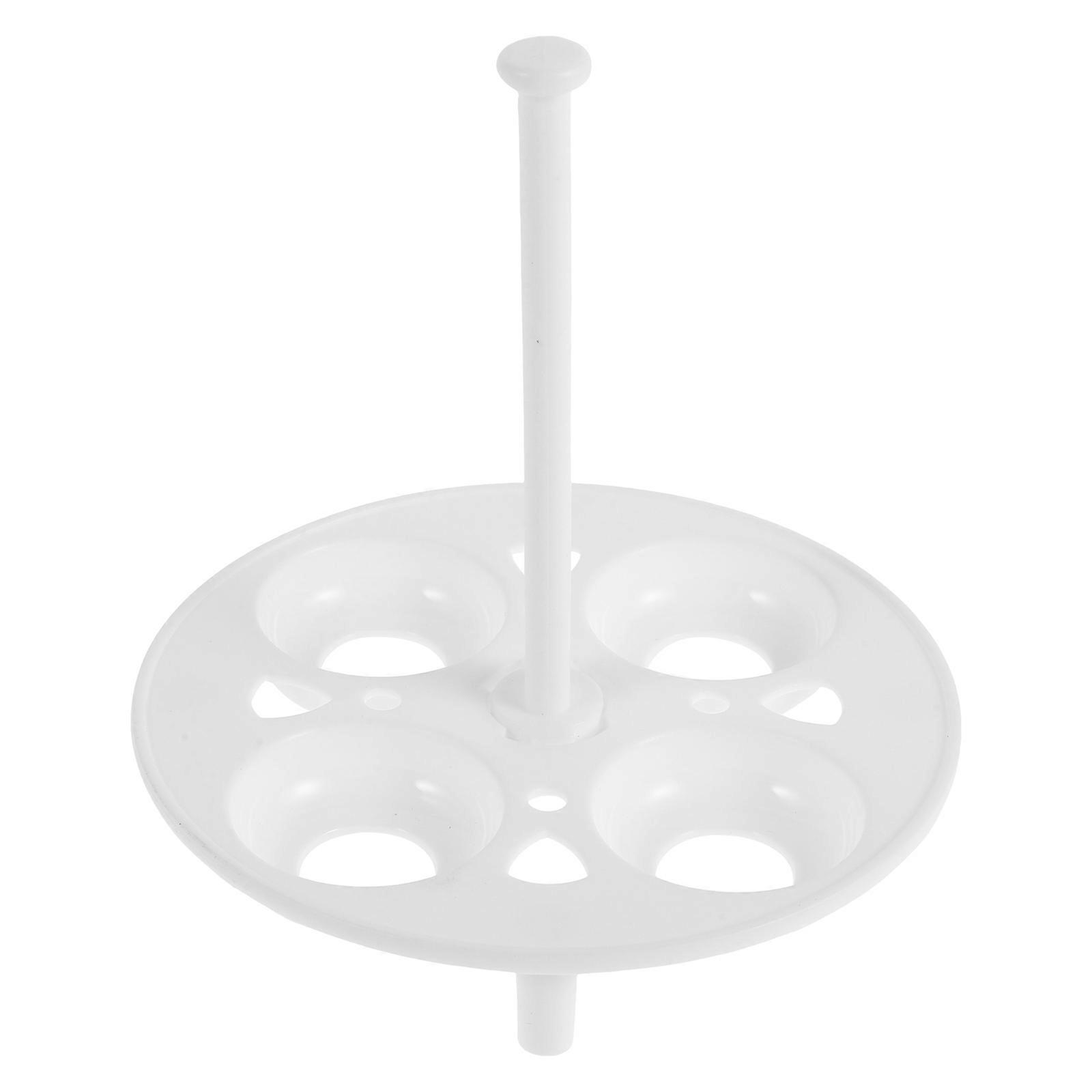 Tripod Egg Steamer Egg Steaming Rack For Home Users Cooking And Boiling Eggs White 9.00X9.00X8.40CM Steaming Eggs 2Set