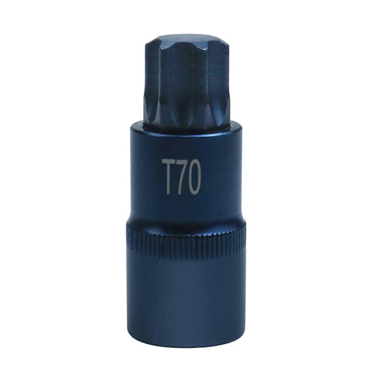 Screwdriver Bits 1/2 Inch Socket Bit Adapter Set T30 T40 T45 T50 T55 T60 T70 for Ratchet Wrench Tools