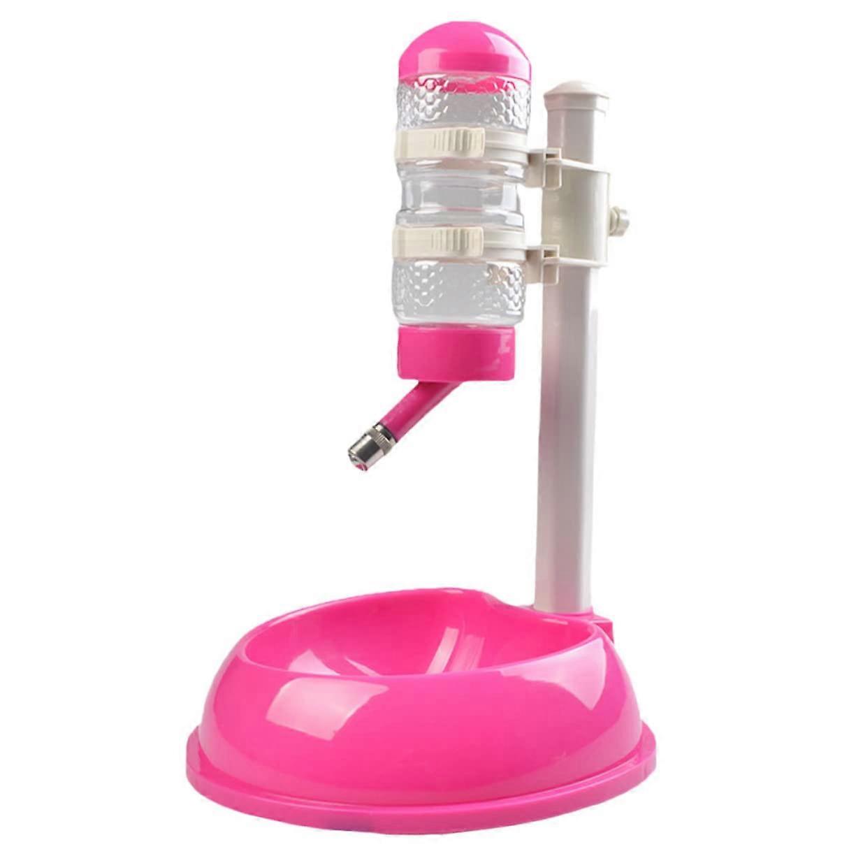 Pet Water Dispenser with Automatic Feeder and Removable Bowl for Dogs and Cats in PP PVC